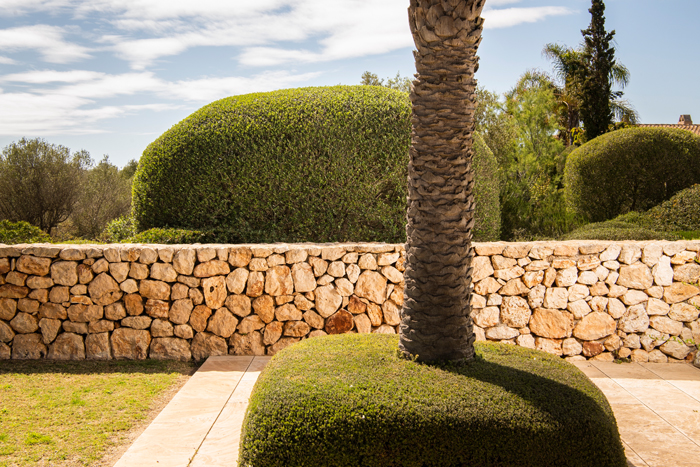 Gartengestaltung Mallorca Mauer
